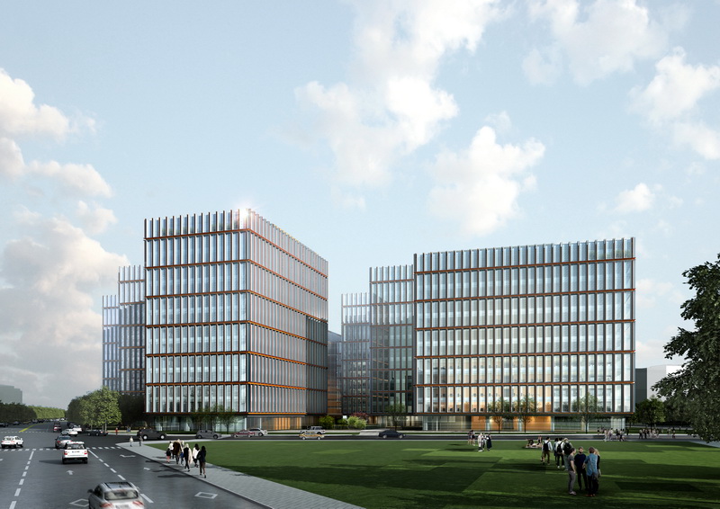 北京小米移動互聯網科技園-日景效果圖